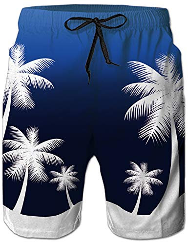 Loveternal Hawaii Costume Uomo Mare Boardshorts Summer Beach Pantaloncini da Surf Ananas Beach Short con Tasche Laterali XXL