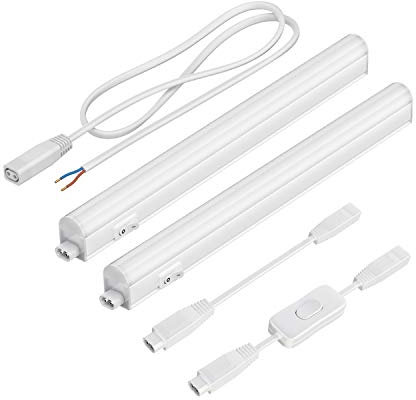 parlat LED Unterbau-Leuchten Rigel, je 31,3cm, mit Schalter (warmweiß, 7,72W, je 397lm, 130°) 2er Set