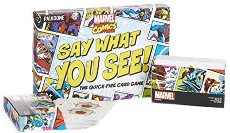 Paladone Sagen Sie, was Sie sehen Kartenspiel, offiziell lizenzierte Disney Marvel Comics Merchandise