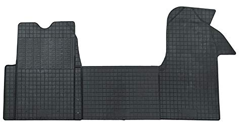 AUTO-STYLE Tappetini in Gomma Compatibile con Opel Movano & Renault Master 1998-2014 & Nissan NV400 2011- (3 Pezzi + Sistema di Fissaggio)