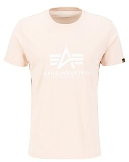Alpha Industries Basic T-Shirt für Herren Pale Peach