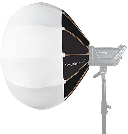 SMALLRIG Lanterna Softbox Modificatore di Luce Soffusa con Porte in Tessuto, 65 cm Compatibile con SMALLRIG Video Light 120B, 120D, 220B, 220D e Altre Luci Bowens Mount - 3754