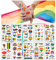 PHOGARY LGBT Tatuajes Temporales (10 Hojas, 112 Piezas) Tatuajes de Arco Iris, Tatuajes de Orgullo LGBT Arco Iris Tatuajes Temporales Pegatinas para Festivales del Orgullo, Desfile del Orgullo