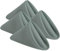 KICHLY Cloth Napkins [24 Pack, Light Grey] 43x43cm, 100% Polyester Dinner Napkins with Hemmed Edges, Washable, Best for Parties, Weddings and Dinners