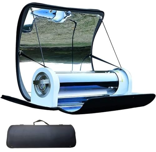 Barbecue solaire portable - Four solaire portable - 4,5 l - Four solaire d'extérieur - Four de camping avec thermomètre - Pour 2 à 3 personnes - Famille de randonnée