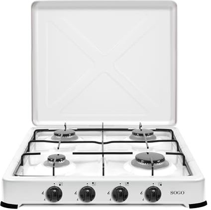 FUEGOS Potencia Kochfeld 4 Gas 1,85 + 2 x 1,5 + 1,0 kW Consumo 134 + 2 x 109 + 72 g/h