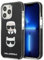 Karl Lagerfeld KLHCP13LTPE2TK Hülle für iPhone 13 Pro / 13 6,1 hardcase schwarz/Black Karl&Choupette Head