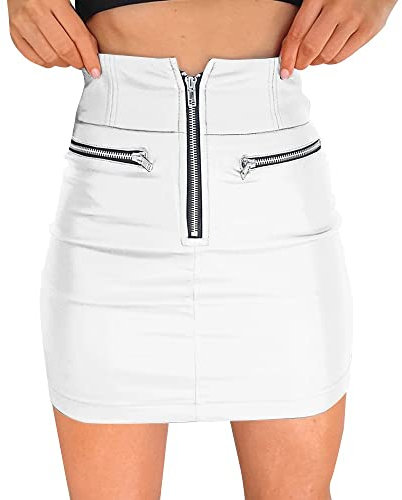 Fasching Kostüm Damen Damen Metallischer Faltenrock Mini Skaterrock Stretch Skater Rocke Mini Glocken Rock Hohe Taille Metallischer Faltenrock Kurze Minirock Shiny Plisseerock Röcke Tanz Tutu Party Cl