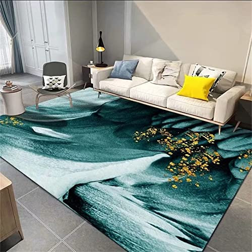Teppich schreibtischstuhl läufer teppiche Flur Abstrakte grüne Kunst Designer Teppich modernes Design fadless waschbare Teppich Carpets 40X60CM