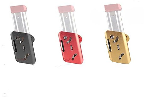 Elite Tribe Airsoft Aluminium IPSC 360 Grad Drehen Magazin Beutel für Glock Hi-capa (Gold)