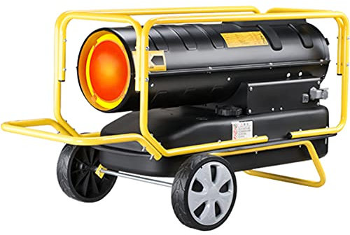 Energy Efficient Heaters,Kerosene (35kw) 38l Tank Workshop & Industrial Forced Air Diesel Space Heater Commercial Drum Fan Heater For Garage Workshop Warehouse Shed Farm And Large