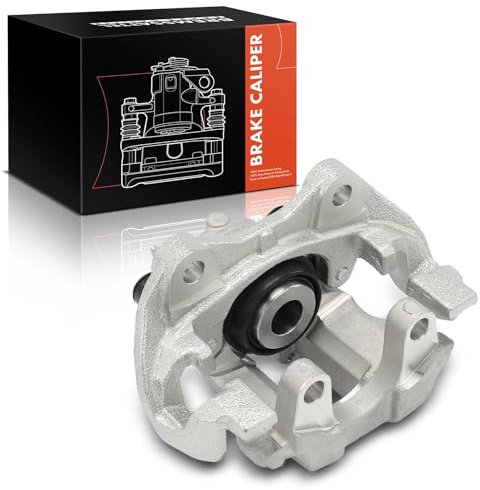 Frankberg Bremssattel Bremszange Hinten Rechts Aluminiumguss mit Halter (Lochabstand Halterung 90mm) Kompatibel mit CLS CLS Shooting Brake E-Klasse S-Klasse SL Replace# 2214230281