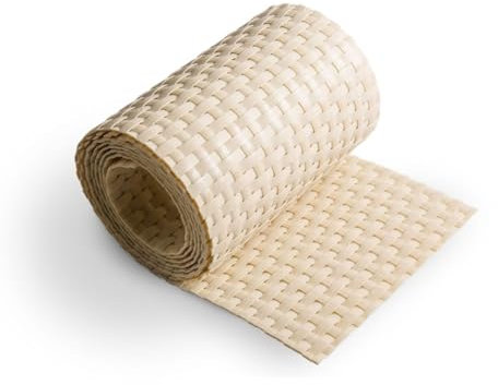 zaun|zu® Rattan Einzelstreifen 2,55 m: Sichtschutzstreifen PE für Doppelstabmatten UV-beständiger Sichtschutz | Zaunblende Made in Germany