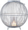 Marrakesch Skandinavische Deko Windlichter Metall Draht & Glas 30cm groß grau | Windlicht Teelichthalter Leya als Gartendeko & Wohnzimmer Tisch Deko | Exquisite Kerzenständer für Teelichter
