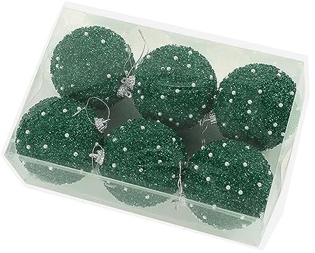Generisch Weihnachtskugeln Für Den Weihnachtsbaum Weihnachtsbaumschmuck, Weihnachtskugel-Dekorationsset 3,14 Zoll Weihnachtskugel Bruchsicheres Hängendes Baumschmuckset