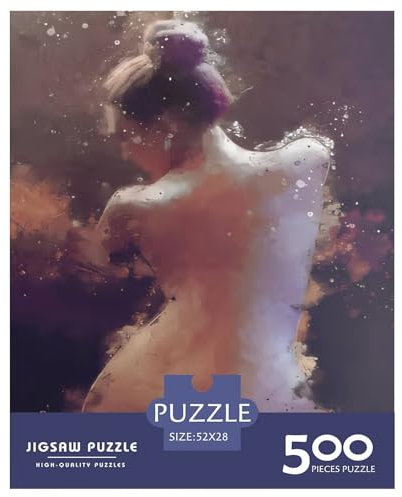 Body-Art-Puzzle für Erwachsene und Jugendliche, 500 Teile, Puzzle für Erwachsene, Lernspiel, Herausforderungsspielzeug, 500 Teile (52 x 38 cm)