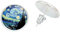 Van Gogh peinture à l'huile (nuit étoilée) Boucles d'oreilles Bijoux de fantaisie Collection d'artistes célèbres Boucles d'oreilles Cadeaux d'artisanat Boucles d'oreilles rondes