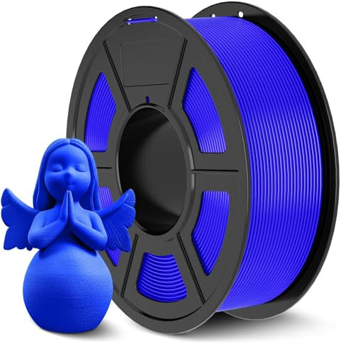 JAYO ABS Filament 1,75mm (Blau), 1kg/Spule, ANTI-WARPING/HOCHSCHLAGFESTES/HITZEBESTÄNDIGES, Maßgenauigkeit +/-0,03mm, 3D Drucker Filament