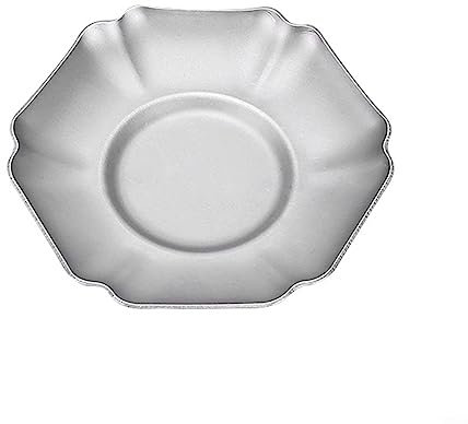 Piattino in puro titanio per conservare snack, dessert e frutta con stile