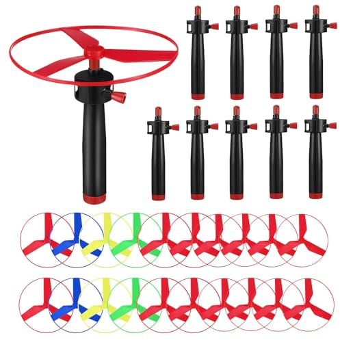 Propeller Game Flying Saucer Toy Motor Skills Toy Flying Game For Children, Educational Games For Children Indoors And Outdoors As Party Favors 10cm