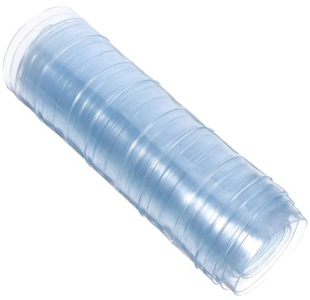DECOMELODY PVC Türvorhang für Hundehüttentür, Transparent, Zuschneidbar | Ersatzstreifenvorhang, Weiche Lamellen, 80, 56x7, 07 Zoll, für Hund und Haustier im Außenbereich