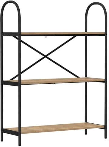 vidaXL Rectangular Freestanding Storage Unit Shelf for Living Room Furniture