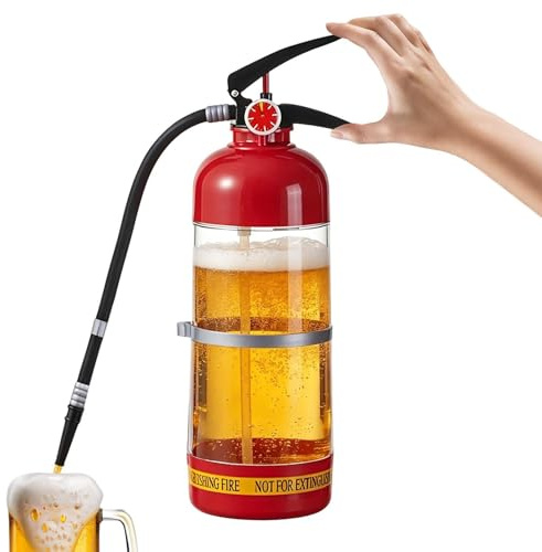 Distributore Di Birra Da Party Contenitore Bevande Stile Estintore | Distributore di Liquori Ghiacciati Barman Bevitori Donne Uomini Casa Ufficio Feste Ristorante Barbecue Raduni Matrimoni