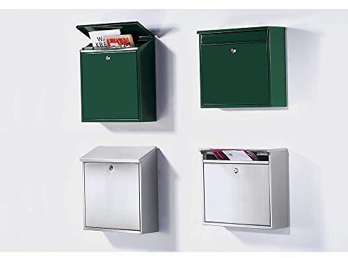 V-Part Wandbriefkasten, 11x36x31,5 cm , edelstahl
