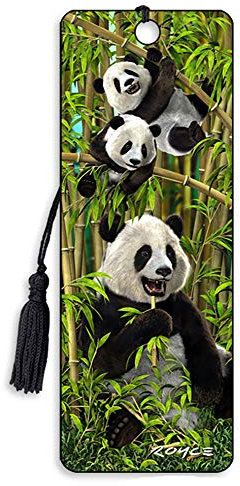 Artgame Panda - 3D Bookmark - Pack of 6 Pieces: Bk62pnd