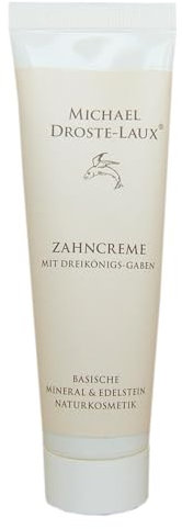 Droste Laux Basische Zahncreme (Zahnpasta 50 ml, Zahnpflege für alle Zähne geeignet) 120330