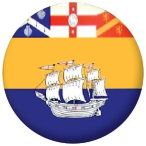 Sydney Australia Flag 25mm Fridge Magnet