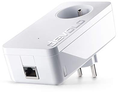 devolo dLAN 1200+ Adaptateur d'extension : 1x Adaptateur CPL, Prise Réseau CPL (1.200 Mbps, 1x port Gibabit Ethernet), idéal télétravail, gaming, streaming, prise française