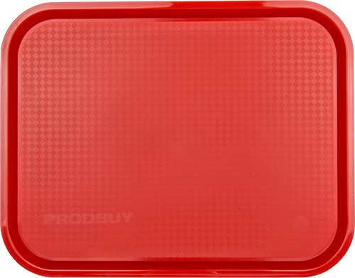 Large 45cm x 35cm Red Fast Food Tray