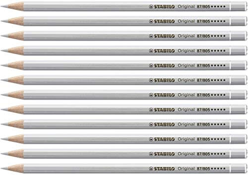 STABILO - Premium-Buntstift - Original - 12er Pack - silber