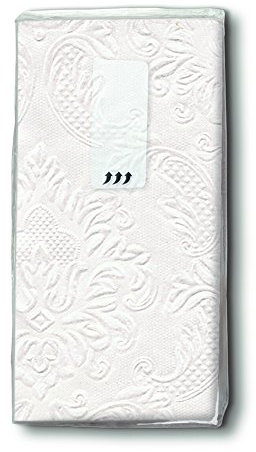 Paper+Design 24x10 Taschentücher Moments Ornament perlmut 24 Pack