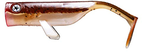 LMAB Drunk Bait 8, 12, 16 & 20 cm - Gummifisch Angelköder - Gummiköder für: Zander, Barsch & Hecht - Zanderköder Barschköder Hechtköder (8 cm, Bourbon Bernd)