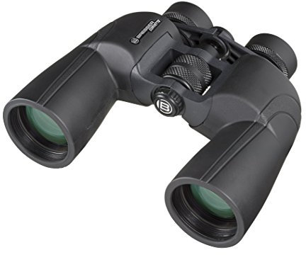 Bresser Fernglas Corvette 10x50 wasserdicht mit voller Mehrschichtvergütung und Stativanschlussgewinde inklusive Tragegurt und Transporttasche