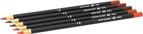 AK Interactice Weathering Pencil Set ~ Rust and Streaking Effects Set 10041