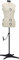 vidaXL Schneiderpuppe Verstellbar Weiblich Schneiderbüste Schaufensterpuppe Torso Mannequin Damenbüste Schaufensterfigur Creme M Größe 40-46