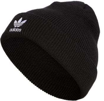 adidas Originals Women's Trefoil Beanie, Black/White 3, One Size