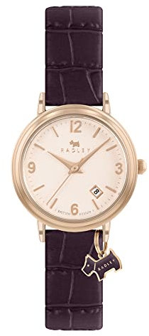 RADLEY Damen analog Quarz Uhr mit Leder Armband RY21348