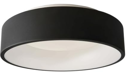 Deko-Light Deckenaufbauleuchte Sculptoris 400 mm, 30 W, DIM, 3000/4000 K, Schwarz