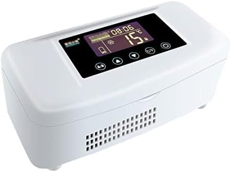 Mini Frigorifero per Diabetici Dispositivo di Raffreddamento per Insulina Portatile Frigorifero per Medicinali Scatola di Raffreddamento Medica Compatta 189x82x74mm con Display A LED per Viaggi in