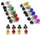 Weihnachtskugeln Weihnachten Bauer 12pcs/Set Christbaumkugeln Christmas Bart Lights Bart Bannamente Bunte Urlaubsdekoration für Weihnachtsbaumdekoration (Stil 2)