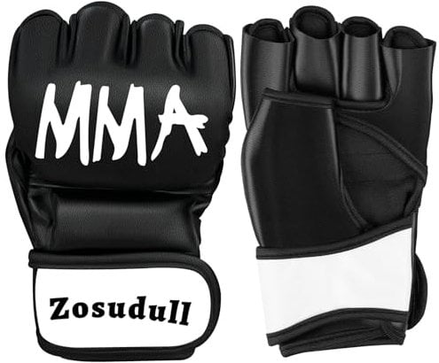 Zosudull Boxhandschuhe für Herren und Damen, Boxing Training Gloves, Ideal für Boxen, Kickboxen, gemischte Kampfsportarten, Thai, MMA, Kampftraining usw. M
