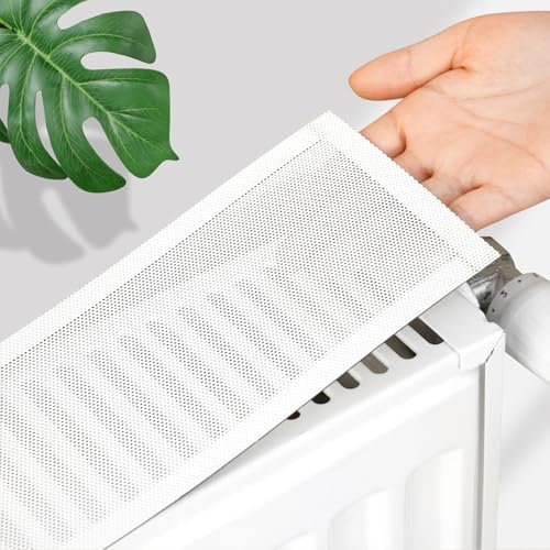 Copertura antipolvere per termosifone, filo antigraffio, copertura ventilata per radiatori di sicurezza, copertura per radiatori per termosifoni, per casa e ufficio, per radiatori
