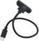 HTGuoji USB C Extension Cable, Type C Male to Female Adapter Cord with Panel Mount Screw Hole for Charge and Data Transfer for Laptop, Tablet, Mobile Phone 30cm/1FT