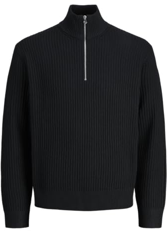 JACK & JONES Herren Jcogrid Knit Half Zip Jcogrid Knit Half Zip (1er Pack)