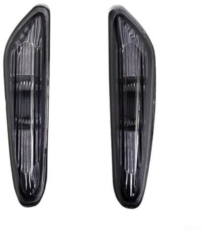 HpLive 1 Paar LED Seitenblinker Blinker,Seitenmarkierungsleuchte Blinkerlampe Für BMW E46 E60 E61 E83(Gray)