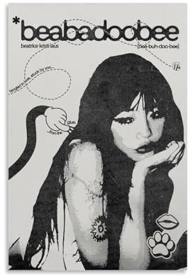 Hotoice Beabadoobee Poster, Retro-Vintage-Musik-Cover-Poster für Zimmer, ästhetische Leinwand, Wandkunst, Schlafzimmerdekoration, 30 x 45 cm